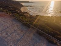 Portugal's Coastal Landscape: Clear Skies and Sunshine