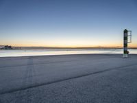 Coastal Landscape at Dawn in Lisbon, Portugal