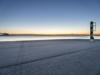 Coastal Landscape at Dawn in Lisbon, Portugal