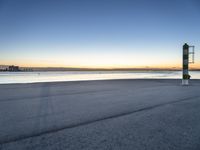 Coastal Landscape at Dawn in Lisbon, Portugal