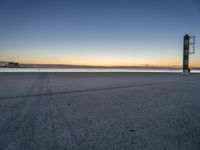 Coastal Landscape at Dawn in Lisbon, Portugal