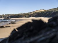 Portugal Coastal Landscape: Sand & Ocean 001