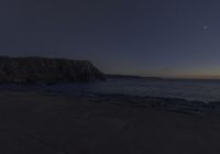Portugal Coastal Waters Night Landscape 001