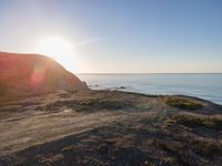 Portugal's Coastline: A High Position Over Ocean