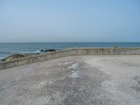 Portugal Coastal Line in Porto under a Clear Sky