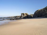 Portugal's Coastline: A Stunning View of Rocks and the Ocean