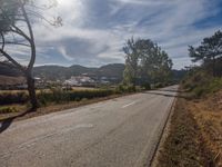 Portugal's Aerial Views: Asphalt Roads Under Clear Skies