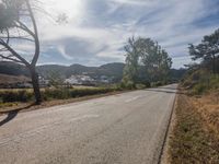 Portugal's Aerial Views: Asphalt Roads Under Clear Skies