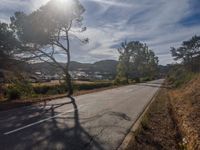 Portugal's Aerial Views: Asphalt Roads Under Clear Skies