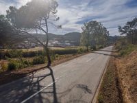 Portugal's Aerial Views: Asphalt Roads Under Clear Skies