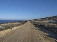 Portugal Landscape: Road Leading to the Coastline