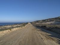 Portugal Landscape: Road Leading to the Coastline