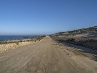 Portugal Landscape: Road Leading to the Coastline