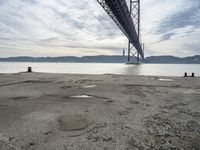 Portugal's Lisbon: Coastal Bridge Over Water