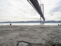 Portugal's Lisbon: Coastal Bridge Over Water