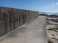 Portugal Porto Coastal Wall: Beach View