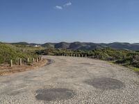 Portugal Road: Skyline Views of Mountains and Nature