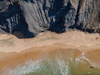 Portugal's Coast: Sand and Ocean from Above