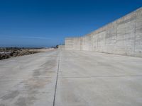 Portugal's Coastal Line Unveiled: The Concrete Wall