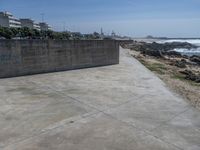 Portugal's Elevated Concrete Walls Along the Beach