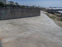 Portugal's Elevated Concrete Walls Along the Beach