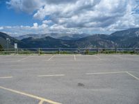 Profile View of Mountain Landscape in the Pyrenees