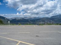 Profile View of Mountain Landscape in the Pyrenees