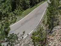 Pyrenees: Aerial View of a Mountain Road in Spain