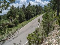 Pyrenees: Aerial View of a Mountain Road in Spain