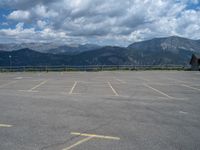 Pyrenees Asphalt Road with Mountain Views in Spain