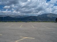 Pyrenees Asphalt Road with Mountain Views in Spain