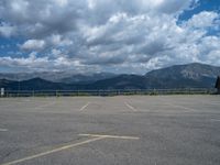 Pyrenees Asphalt Road with Mountain Views in Spain