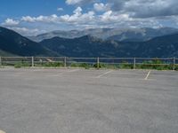 Pyrenees, Spain: Open Space Parking Lot