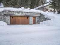 Quaint Home on Snow Covered Road in Germany 001