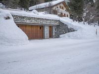 Quaint Home on Snow-Covered Road in Germany 003