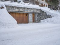 Quaint Home on Snow Covered Road in Germany 004