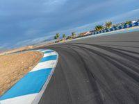 Race Circuit: Asphalt, Curves, and a Sunny Day