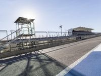 Race Track: Asphalt Road and Concrete Structure