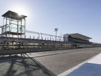 Race Track: Asphalt Road and Concrete Structure