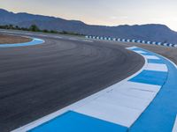 Race Track at Dawn in the USA