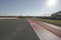 Race Track: Automobiles in Motion Blur