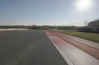 Race Track: Automobiles in Motion Blur