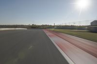 Race Track: Automobiles in Motion Blur