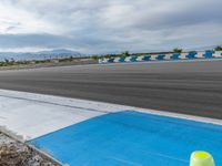 Race Track on a Cloudy Day