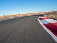 Race Track: A Curve on a Sunny Day