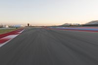 Race Track: A Line in Motion Blur