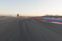 Race Track: A Line in Motion Blur