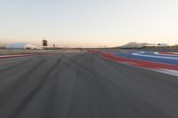 Race Track: A Line in Motion Blur