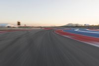 Race Track: A Line in Motion Blur