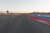 Race Track: A Line in Motion Blur